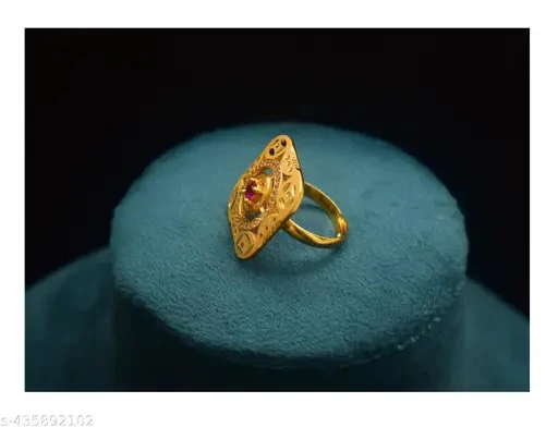 Gold Forming Ad Diamond Adjustable Ring - Image 3