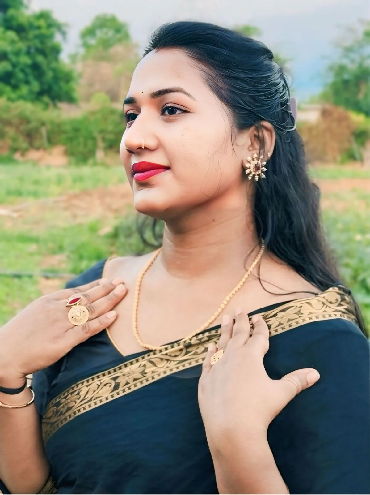 Gold Plated Daily Wear Long Bahubali Chain - Image 5