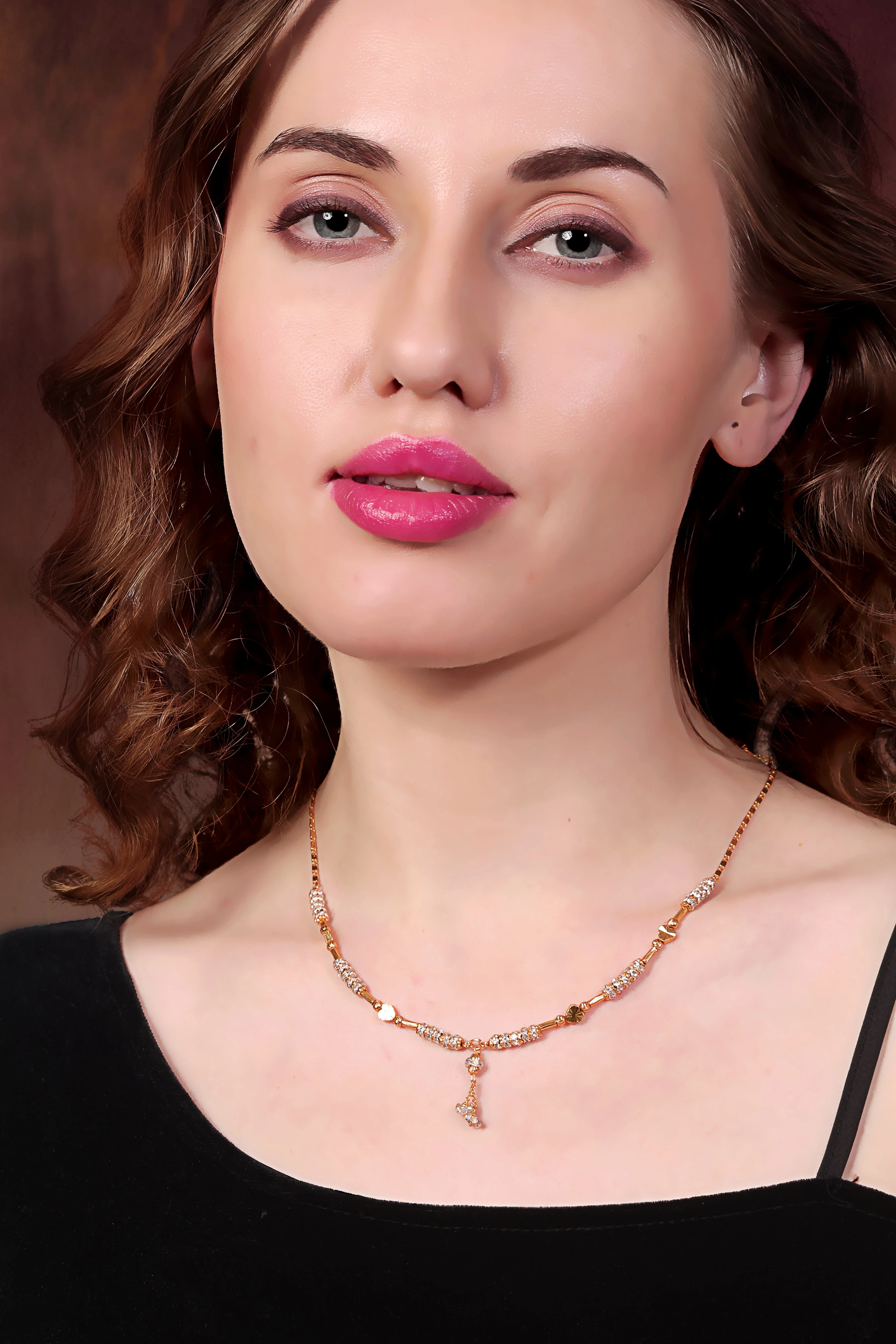 Stunning Diamond Micro Gold Plated Heart Chain - Image 5